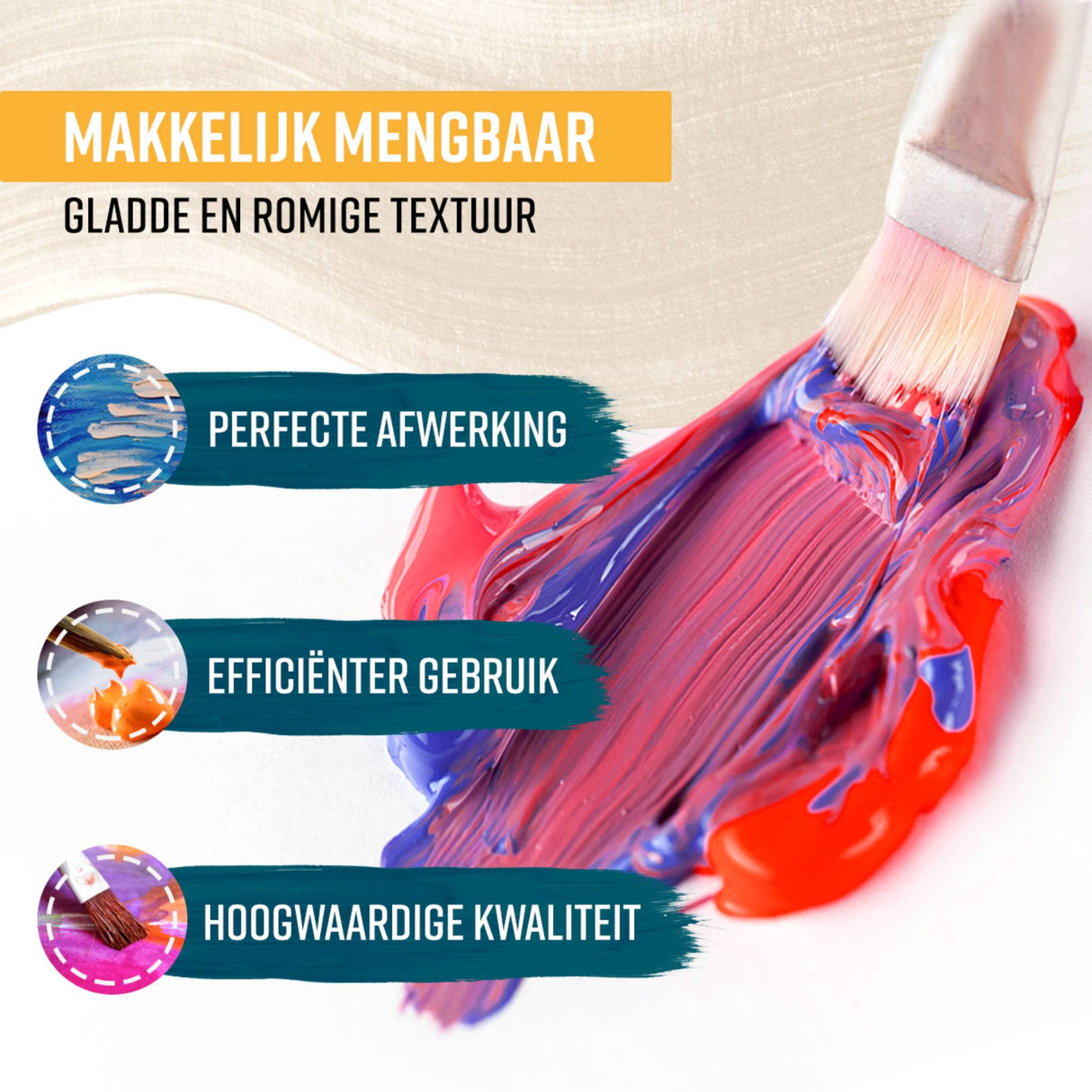 NAPI Acrylverf 12 Kleuren – 12ML