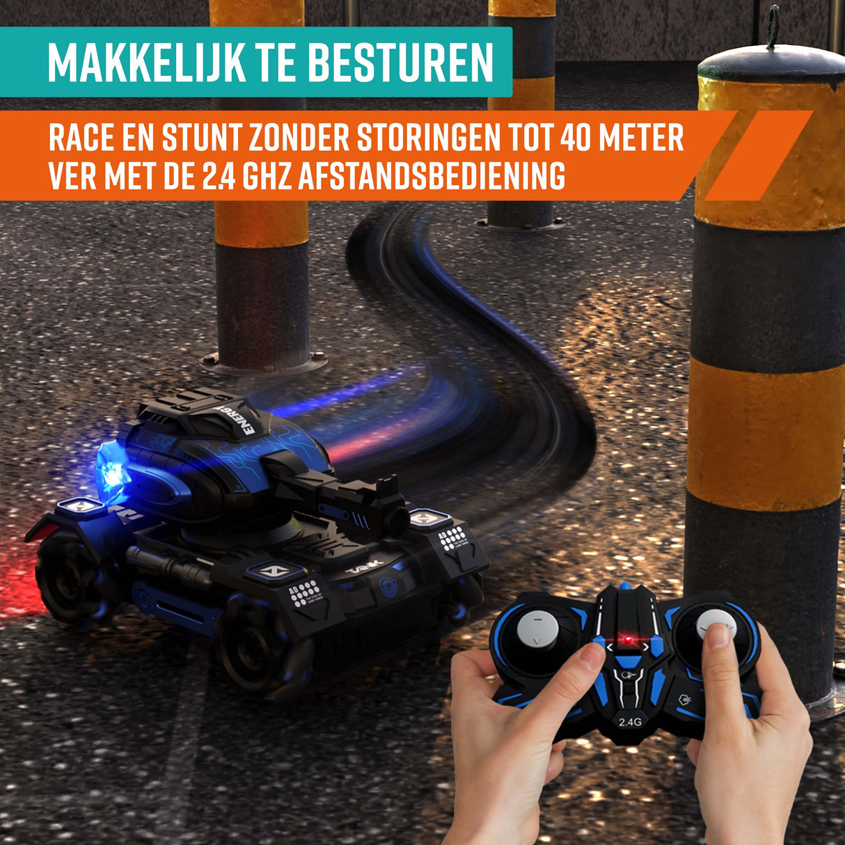 Bestuurbare Auto - Tankslider