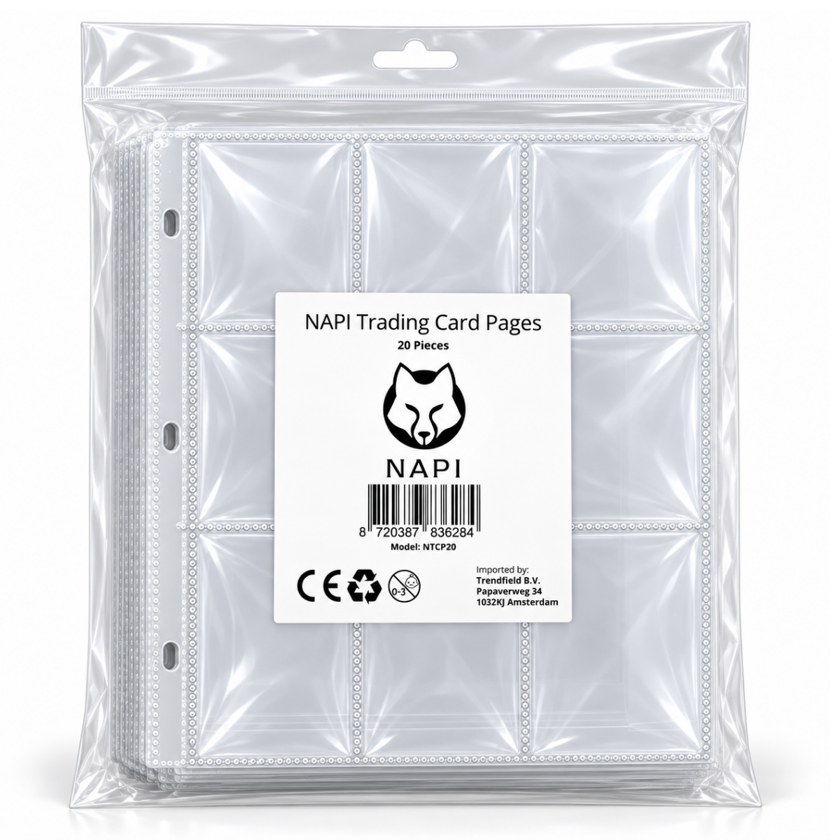 NAPI 9 Pocket Pages - 20 pcs