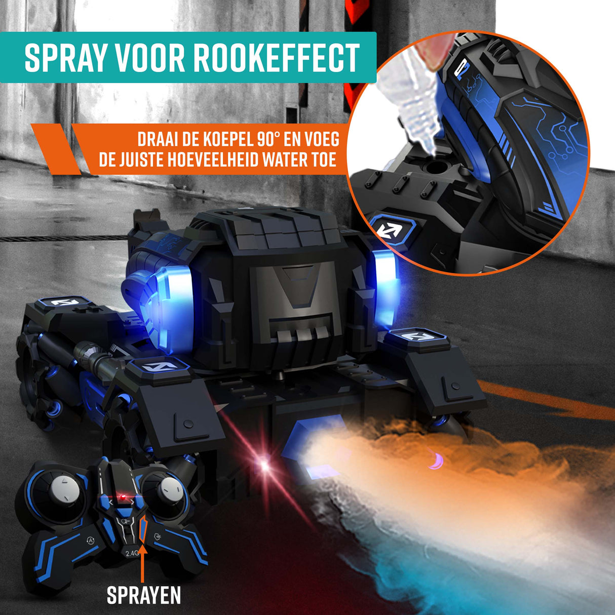 Bestuurbare Auto - Tankslider