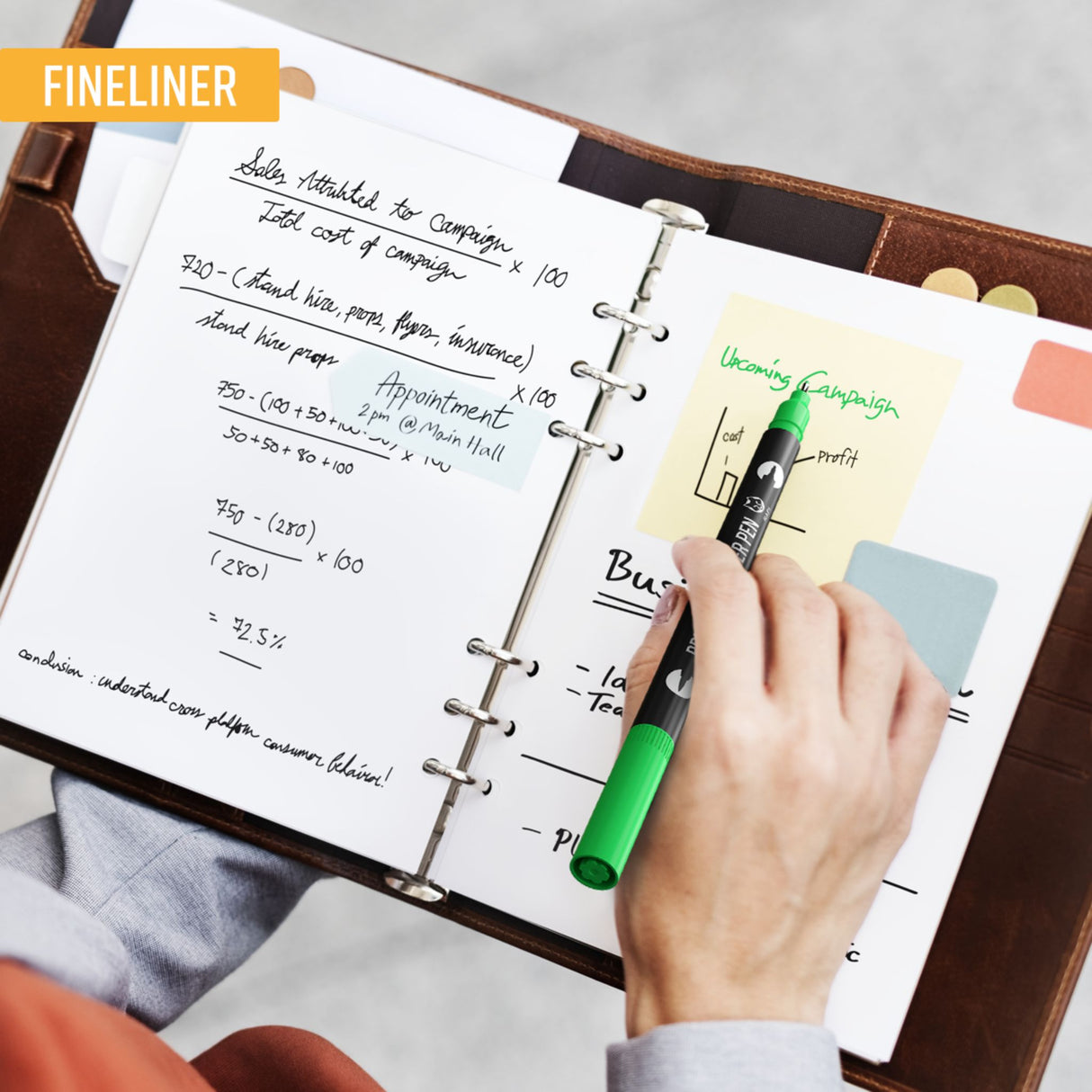 NAPI Brushpennen en Fineliners - Dual Tip - Set van 12