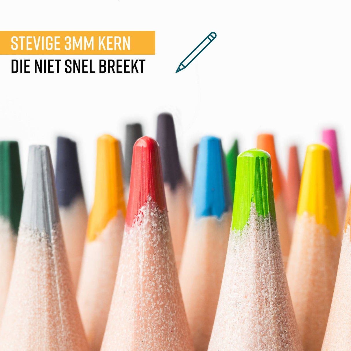 NAPI 120 Kleurpotloden - Oliebasis Tekenset met Luxe Accessoires