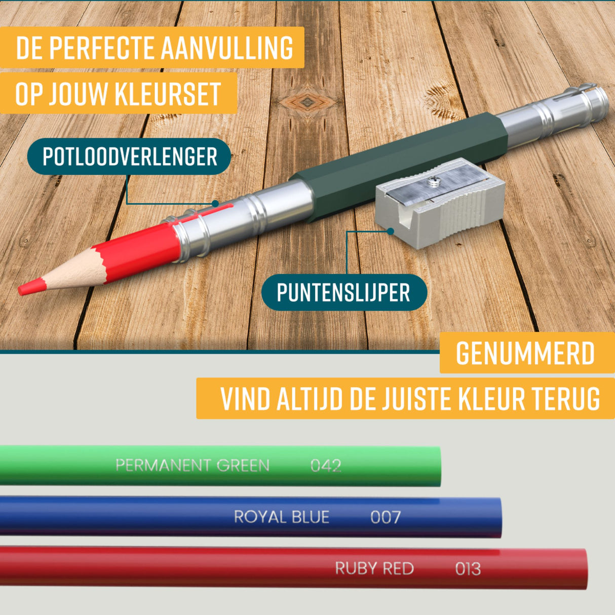 NAPI 72 Kleurpotloden - Oliebasis Tekenset met Luxe Accessoires