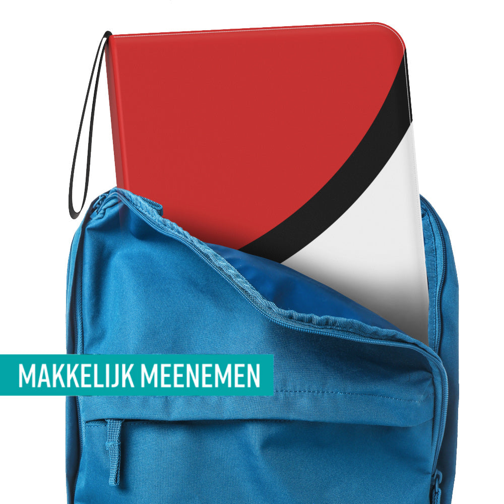 NAPI Verzamelmap voor 900 Kaarten - 9 Pocket - Rood/Wit