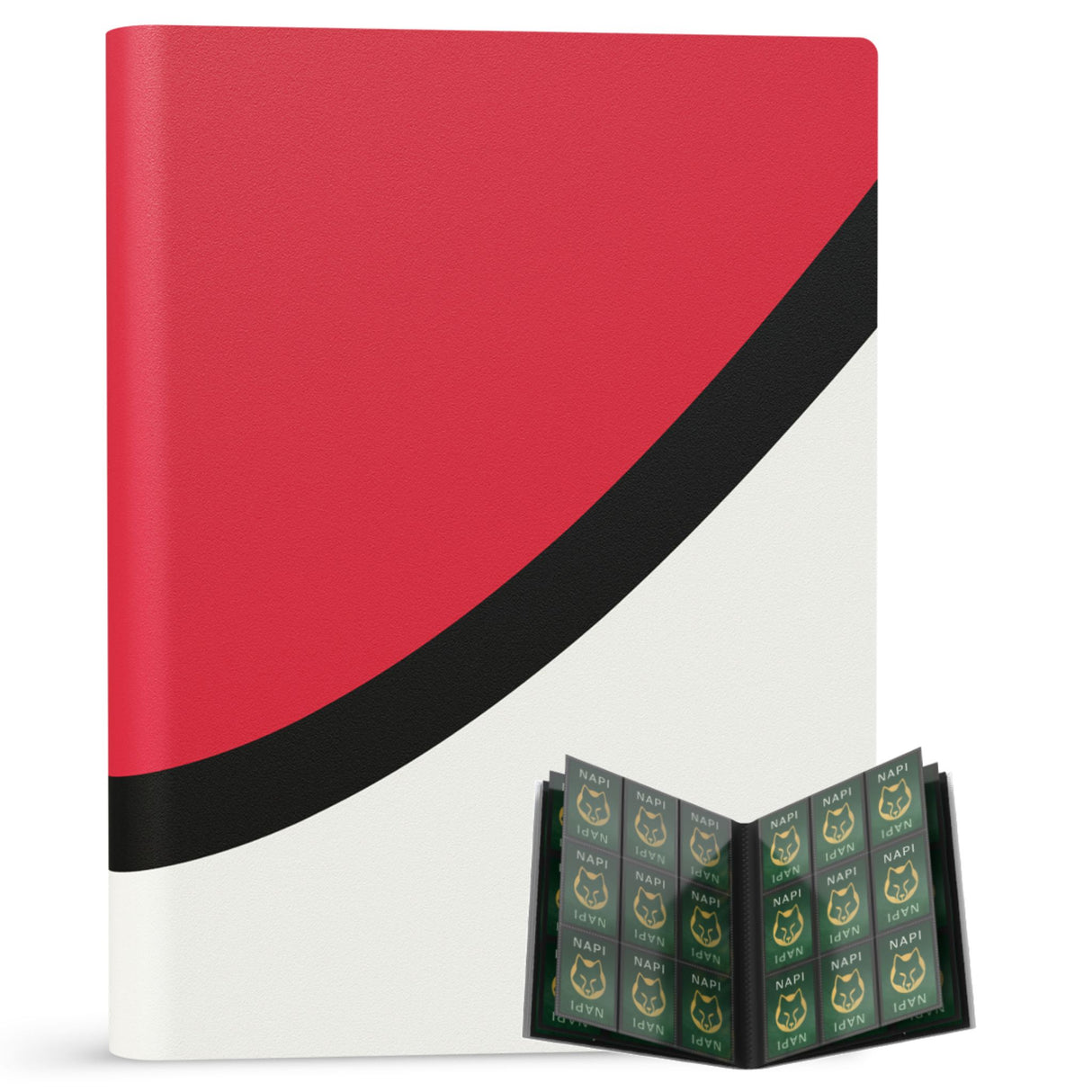 NAPI pokemon verzamelmap pro binder rood