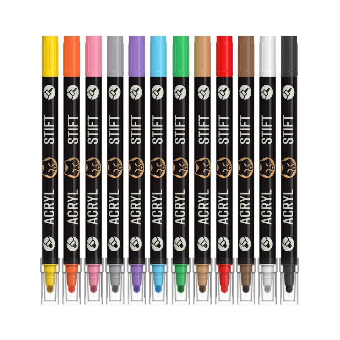Funnasting Metallic Marker Stifte,12 Farben Metallic Stifte für Steine Funnasting Metallic Marker Stifte,12 Farben Metallic Stifte für Steine