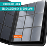 NAPI Toploader Verzamelmap voor 288 Kaarten – 9 Pocket – Zwart