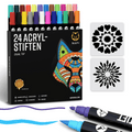 Napi Acrylstiften 24st - Brush & Fine Tip