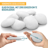 NAPI Happy Stones – Set van 12 Witte Schilderstenen – Inclusief Cursus