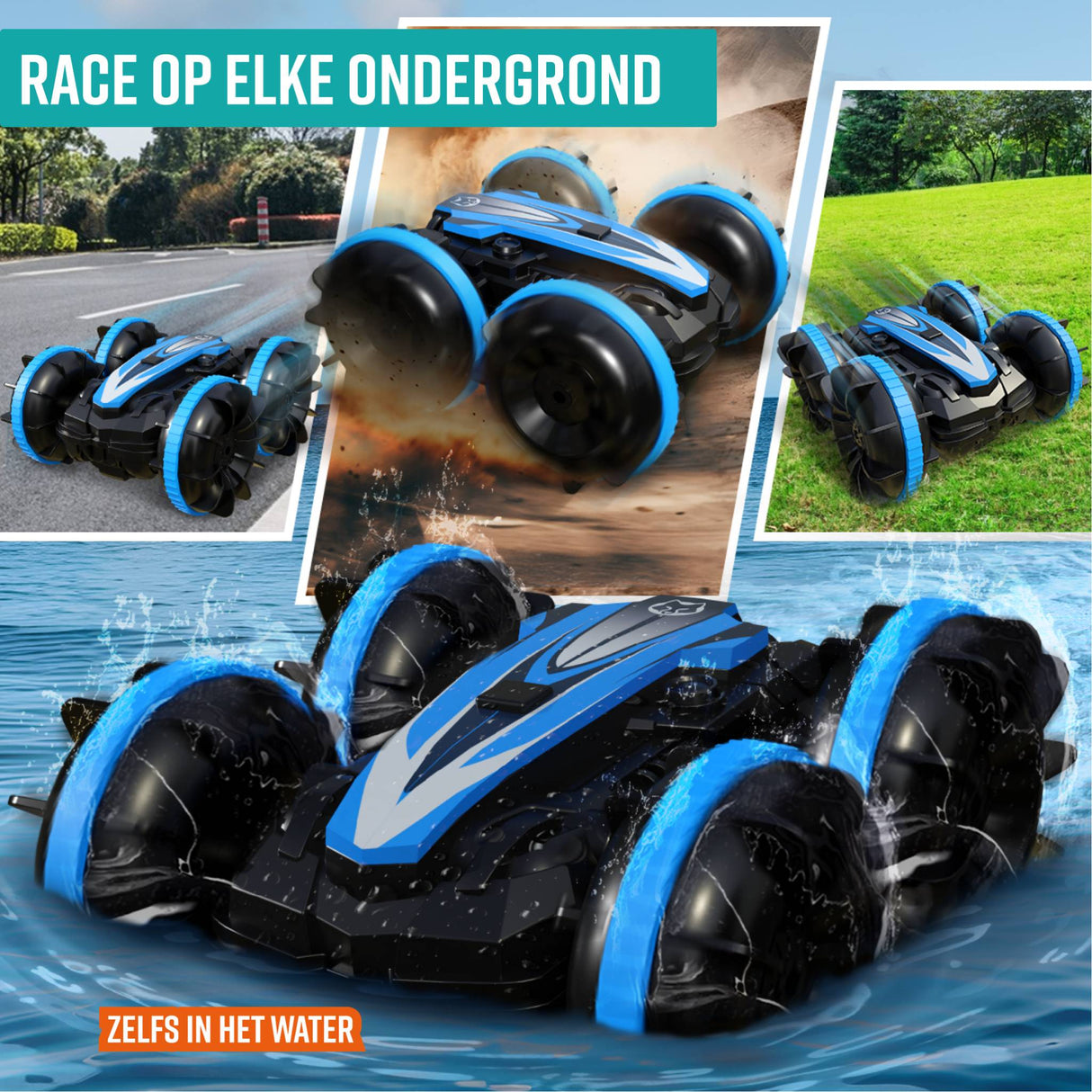 Bestuurbare Auto - Aqua-Land Racer