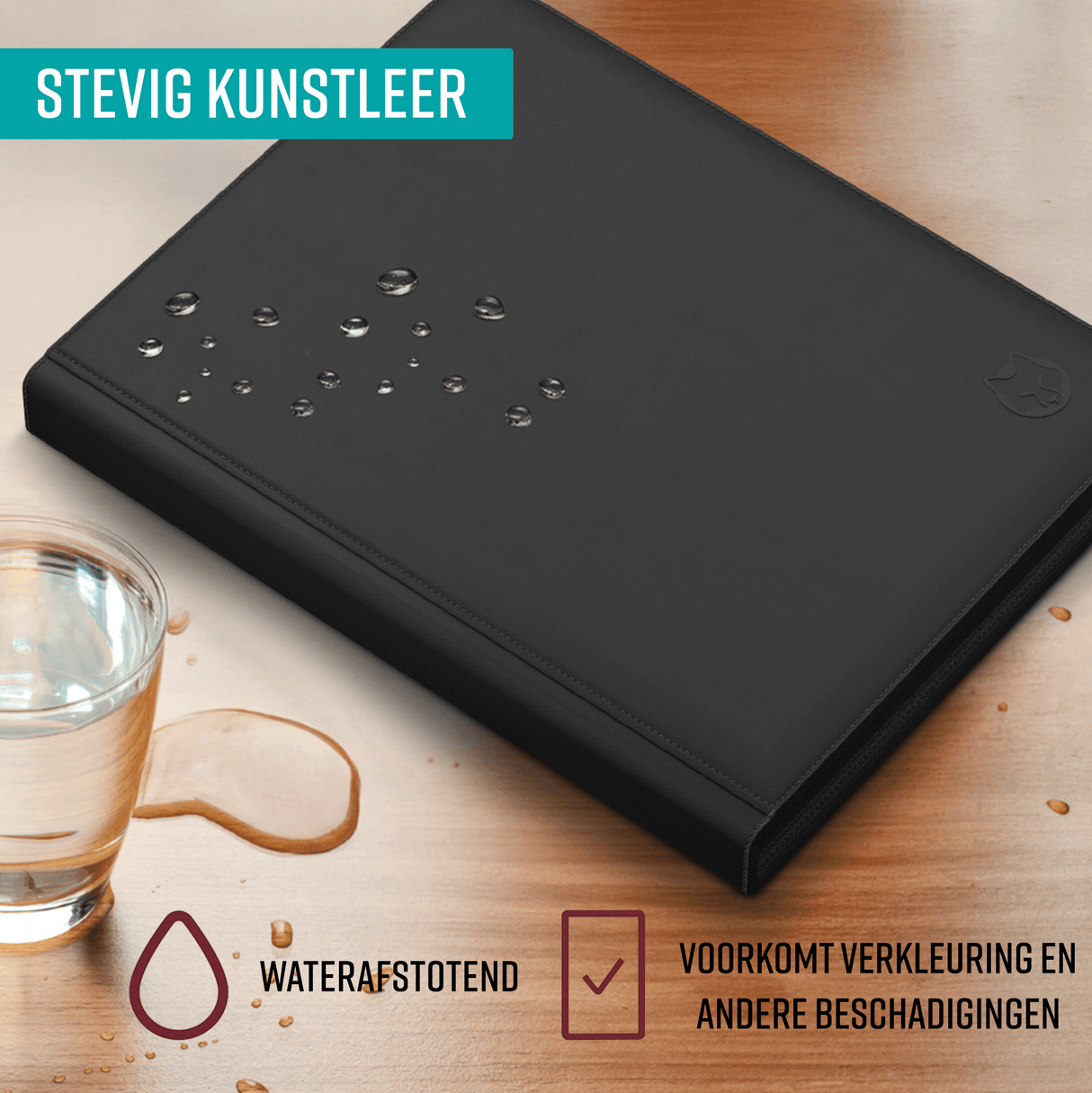 NAPI Toploader Verzamelmap voor 288 Kaarten – 9 Pocket – Zwart