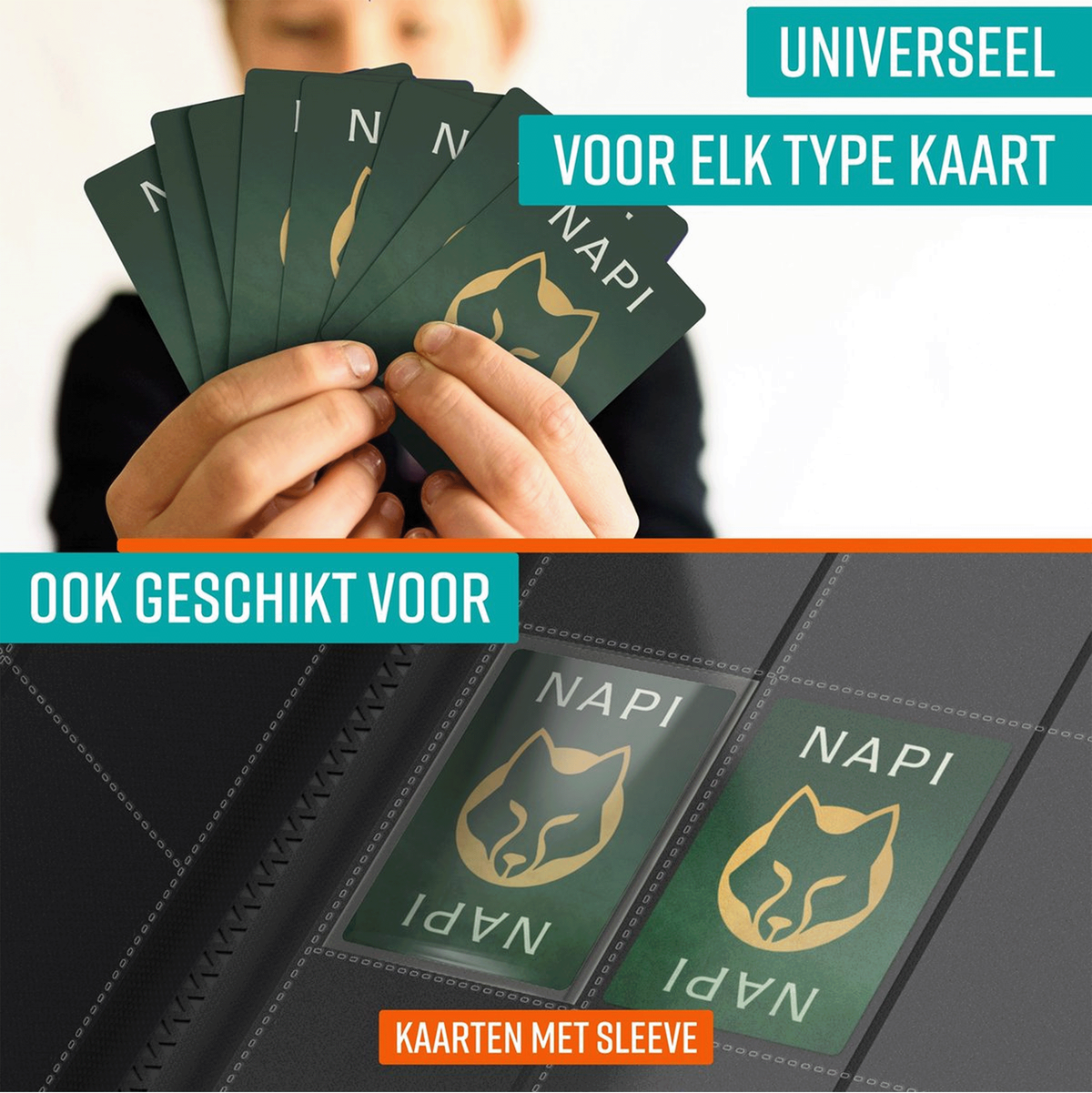 Napi Verzamelmap 540 Kaarten - Zwart
