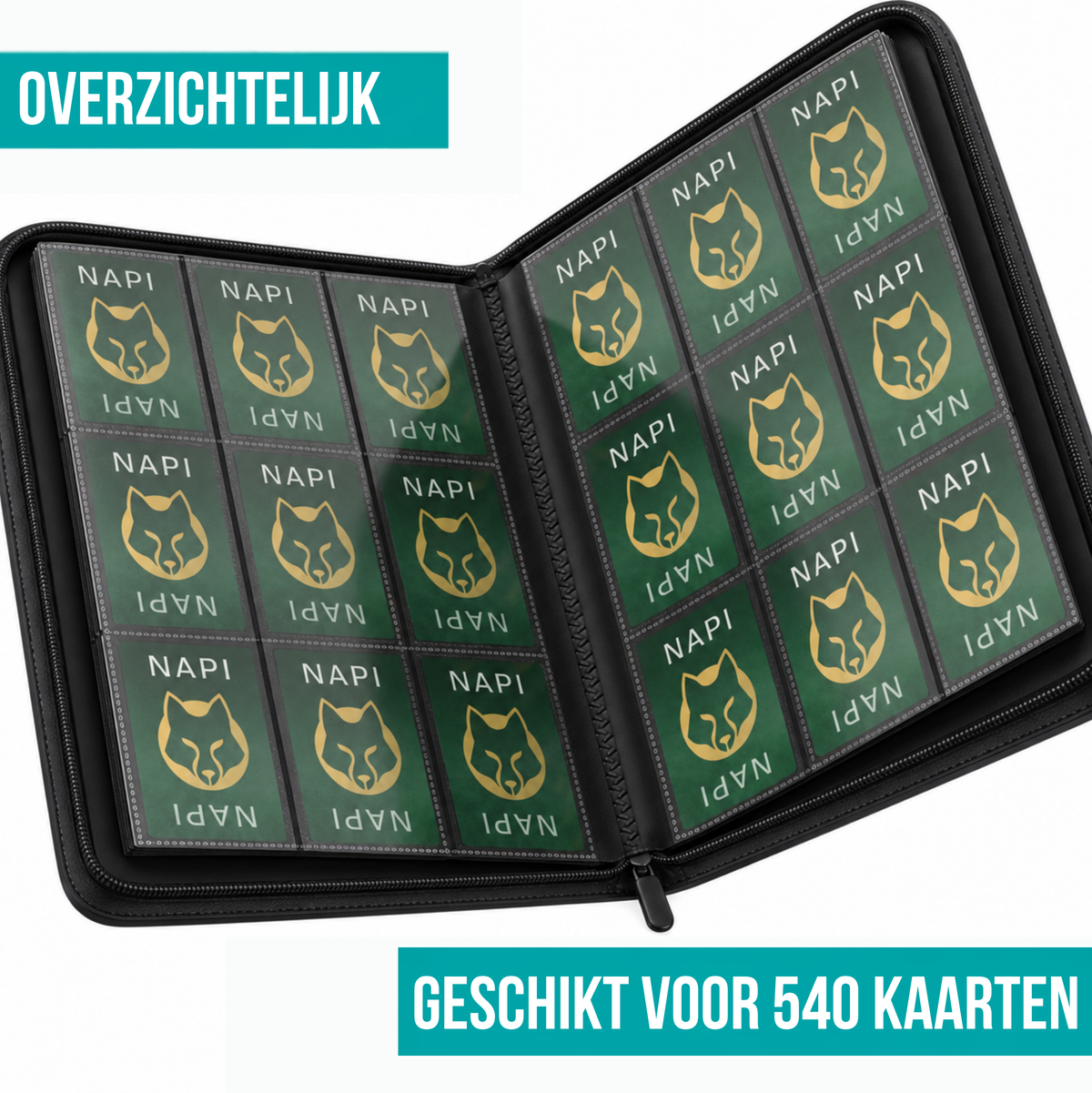 Napi Verzamelmap 540 Kaarten - Rood