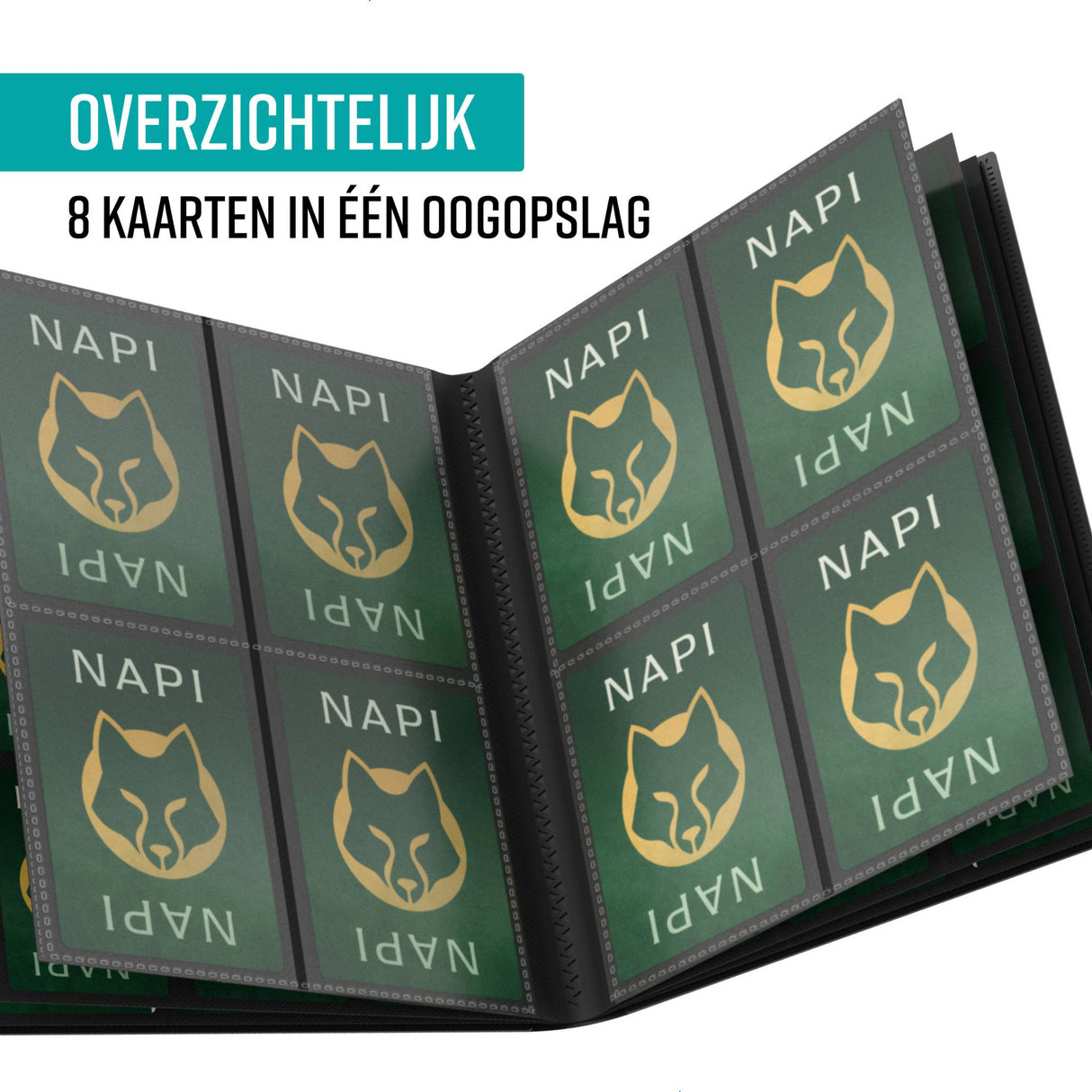 NAPI Verzamelmap 160 Kaarten - Zwart