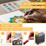 NAPI Acrylstiften - Dual Tip - Set van 72