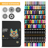 NAPI Acrylstiften - Dual Tip - Set van 72