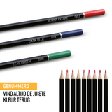 NAPI Kleurpotloden - Oliebasis - Professionele Set van 72 Kleuren