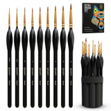 NAPI Precisie Penselen – Set van 9 Stuks