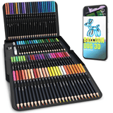 NAPI 120 Kleurpotloden - Oliebasis Tekenset met Luxe Accessoires