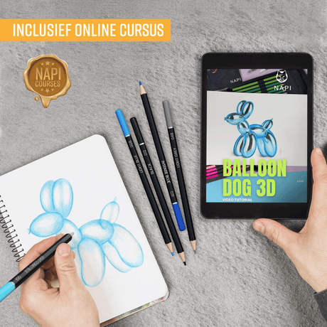 NAPI Kleurpotloden - Oliebasis - Professionele Set van 72 Kleuren