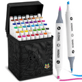 Napi Alcohol Markers 48st - Brush & Chisel Tip