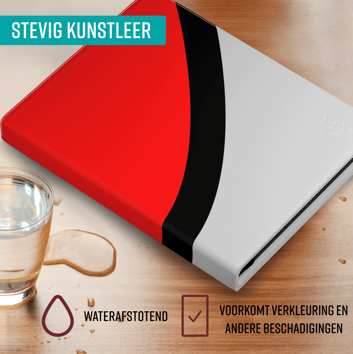 NAPI Toploader Verzamelmap 288 Kaarten – 9 Pocket – Rood