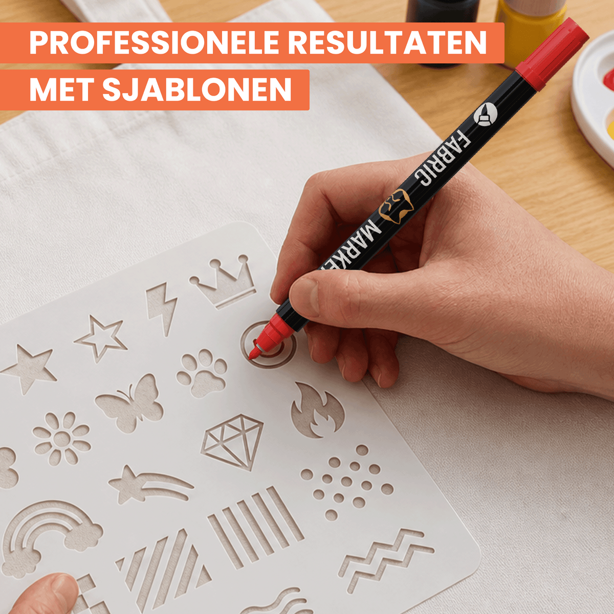 Napi Textielstiften 24st - Dual Tip